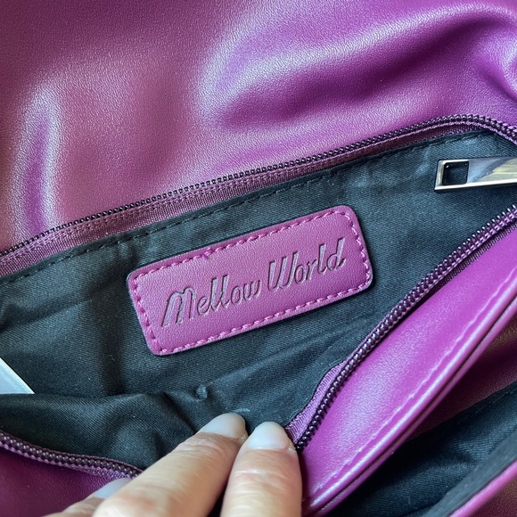 Rainbow ๐ Twist Wristlet in Plum - Picture 6 of 6